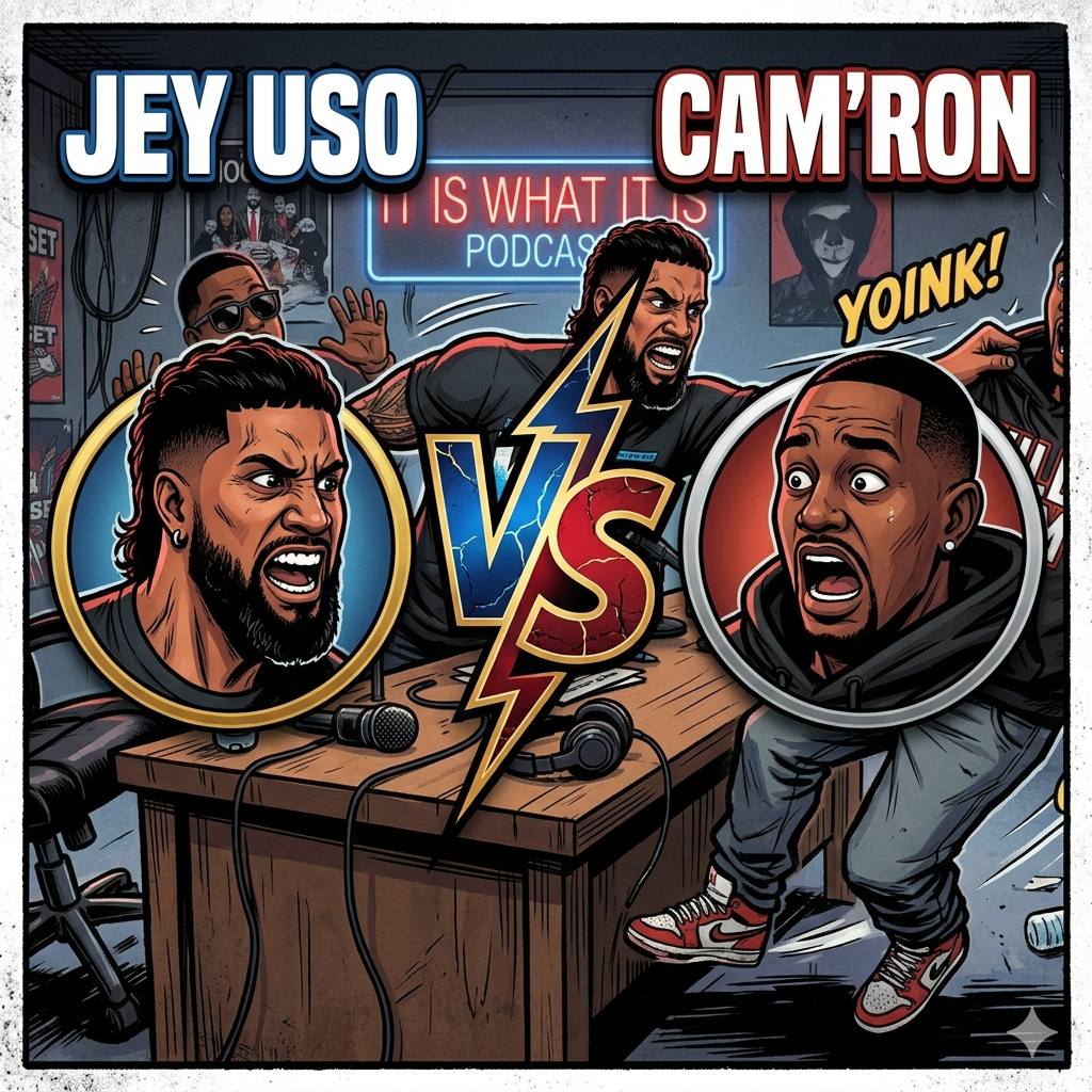Jey Uso Snatches Cam’ron Out of Chair: Viral Video, The “Saturday” Comment, and Is It Real?