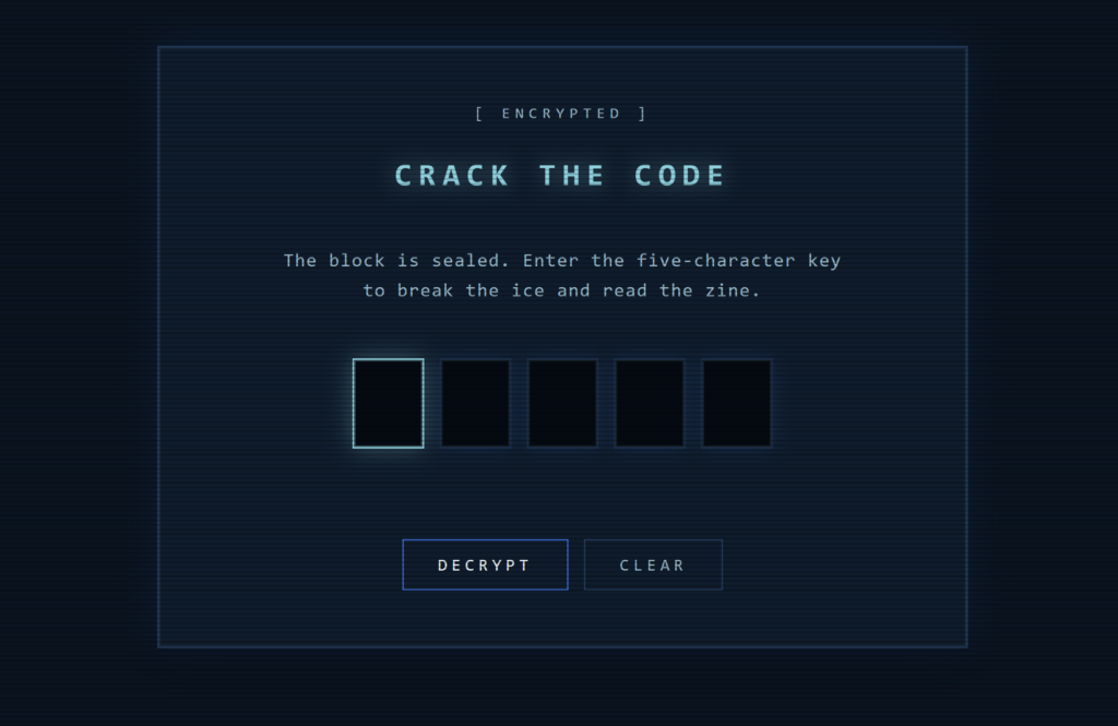 crack the code drake zine 