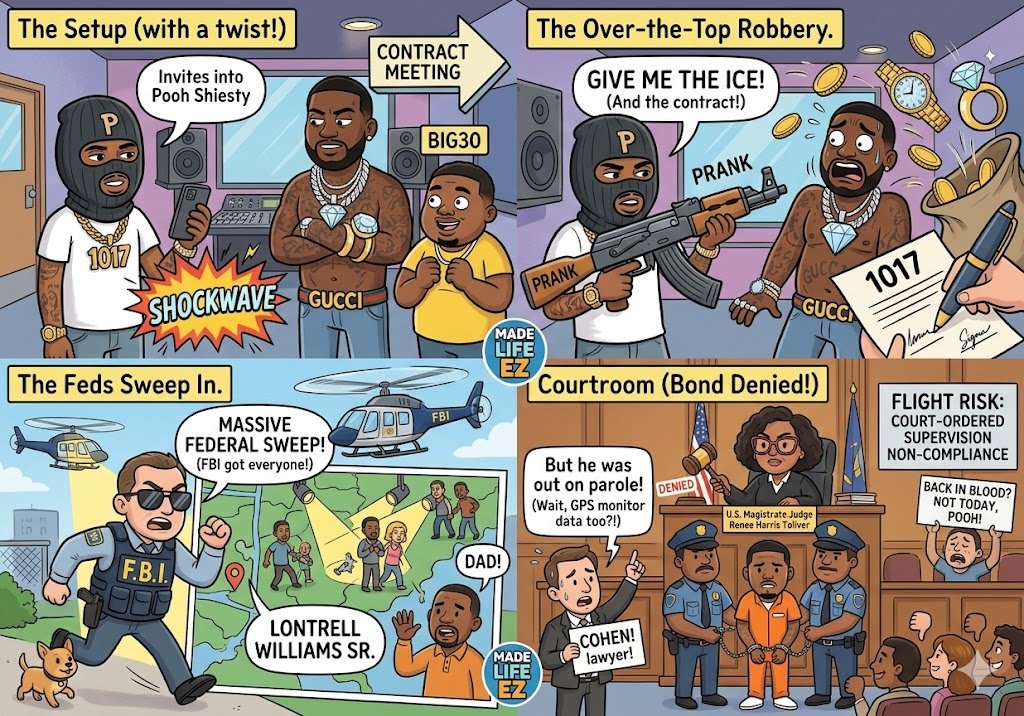 gucci mane vs pooh shiesty situation