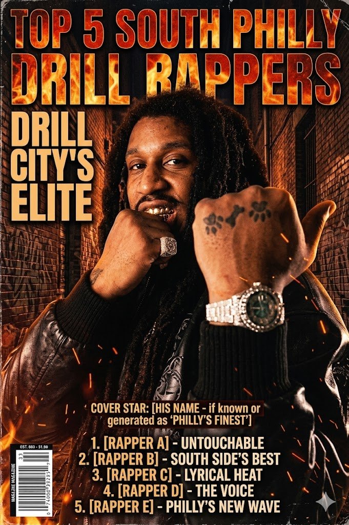 TOP 5 SOUTH PHILLY DRILL RAPPERS