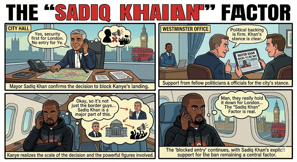 sadiq Khan factor kanye
